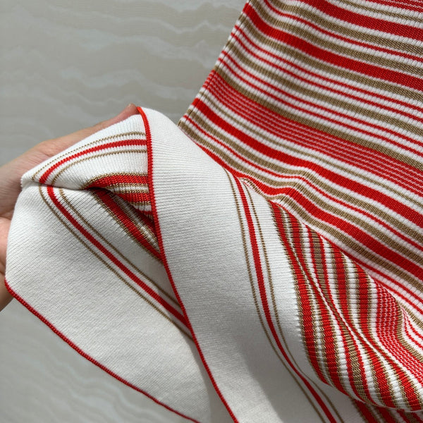 Fendi Knitted Camisole Red Cotton