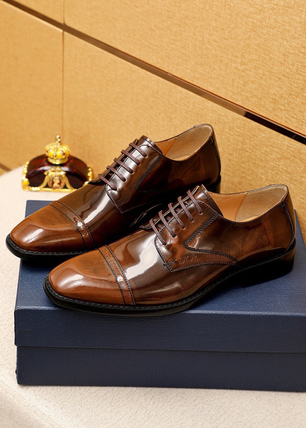 CD Derby Shoe Brown Patent Leather 638975