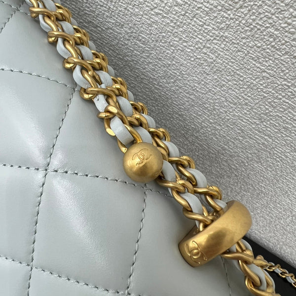 CC 25S Woc Cloud Blue Vitello Hardware Oro