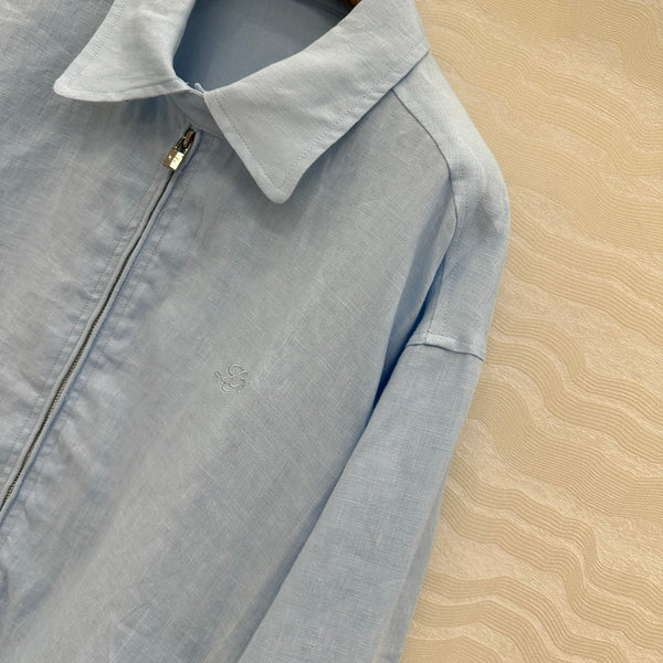 LP 25 Jacket Blue Linen Cotton 280844