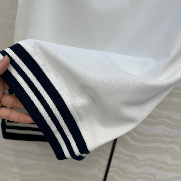 Canotta sportiva Celine in cotone bianco