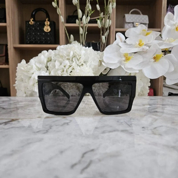 Lunettes de soleil Celine en acétate noir