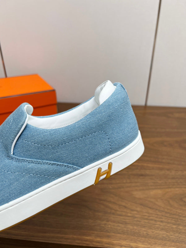 HM Men's 25 Kiddy Slip-on Blue Denim 671635