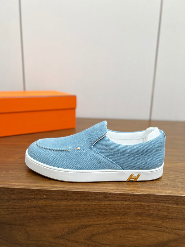 HM Men's 25 Kiddy Slip-on Blue Denim 671635