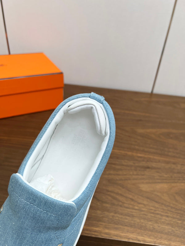 HM Men's 25 Kiddy Slip-on Blue Denim 671635