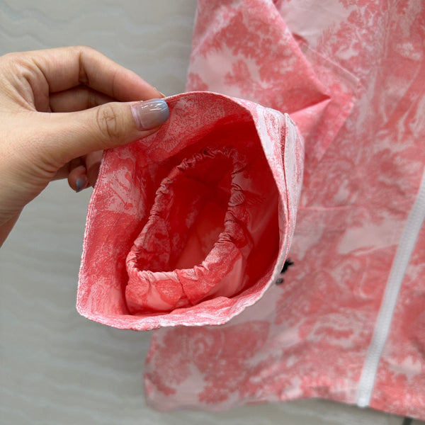 CD 25 Giacca con stampa floreale Forest in poliestere rosa