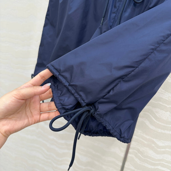 Prada Short Bleu Marine Polyamide