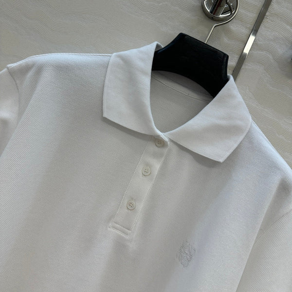 Loewe Polo T-shirt White Polyester