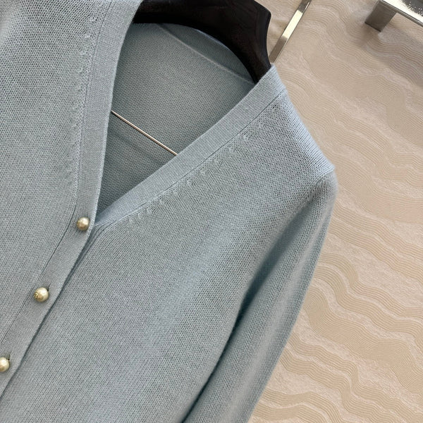 Dior 2025 Cardigan Blue Cashmere