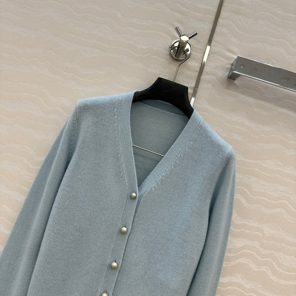 Dior 2025 Cardigan Blue Cashmere