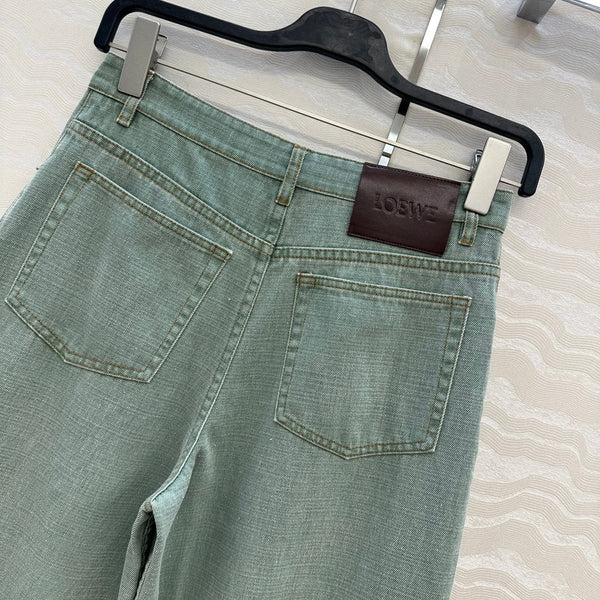 Loewe Jean Green Cotton