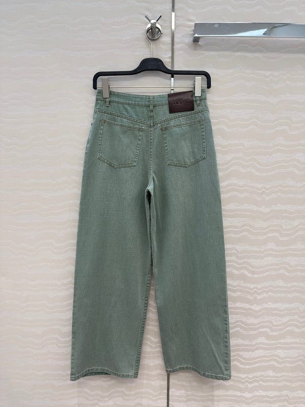 Loewe Jean Green Cotton