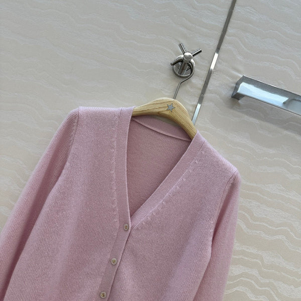 Dior 2025 Cardigan Pink Cashmere