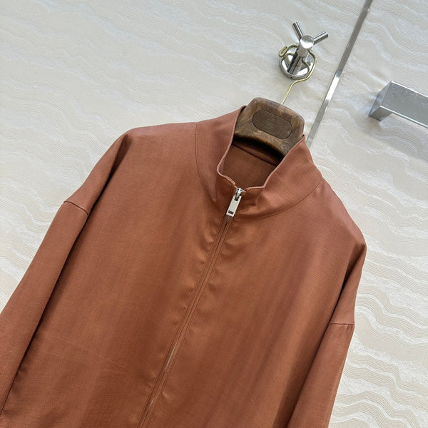 LP 25 Jacket Brown Tencel Linen 293151