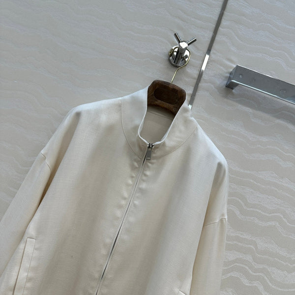 LP 25 Jacket White Tencel Linen 293149