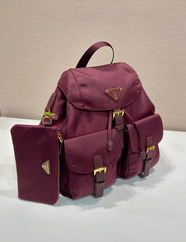 PRA Backpack 32 burgundy nylon fabric 280832
