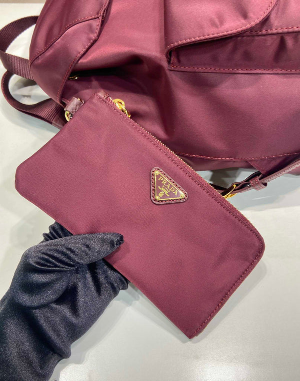 PRA Backpack 32 burgundy nylon fabric 280832