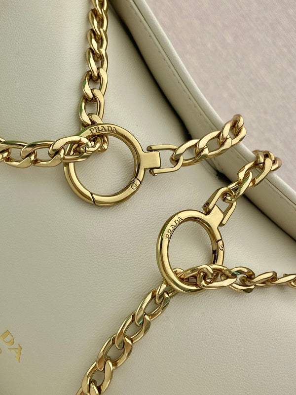 PRA Tumulte bag 24 white leather 280839