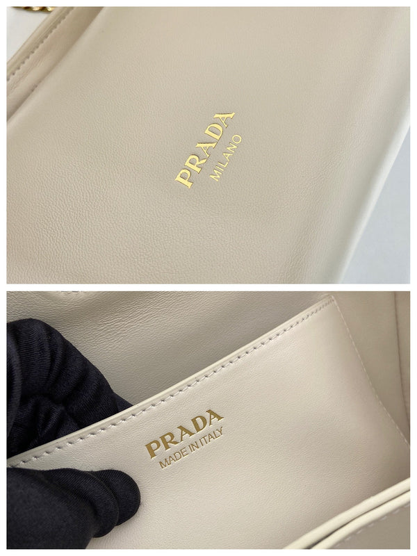 PRA Tumulte bag 24 white leather 280839