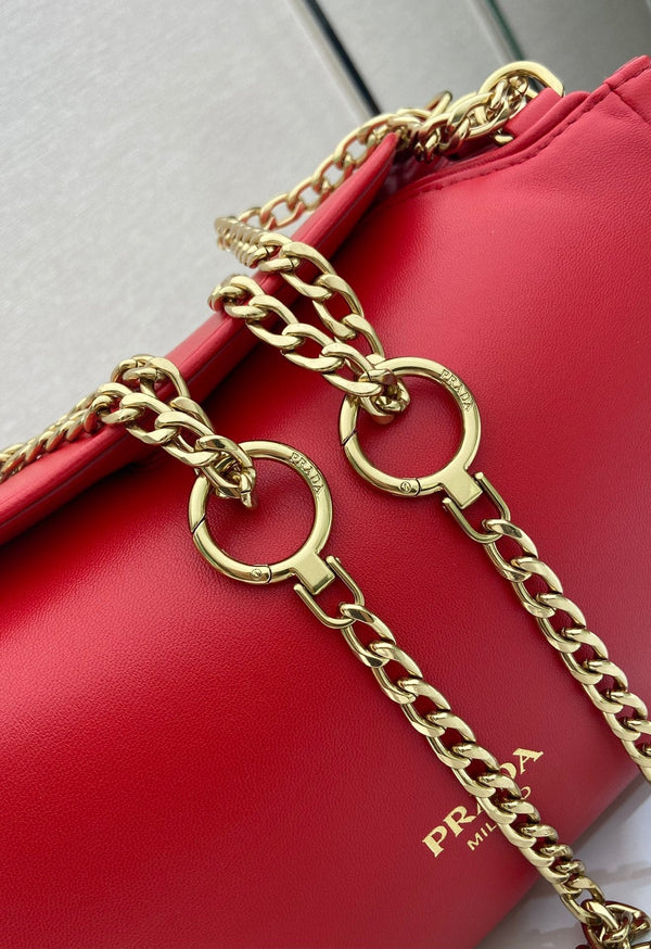 PRA Tumulte bag 24 red leather 280840