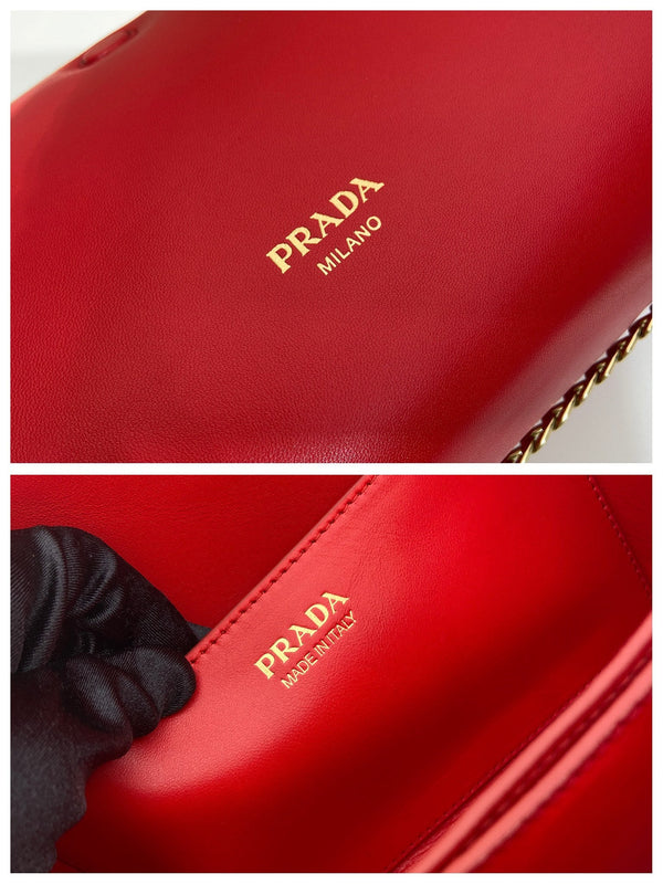 PRA Tumulte bag 24 red leather 280840