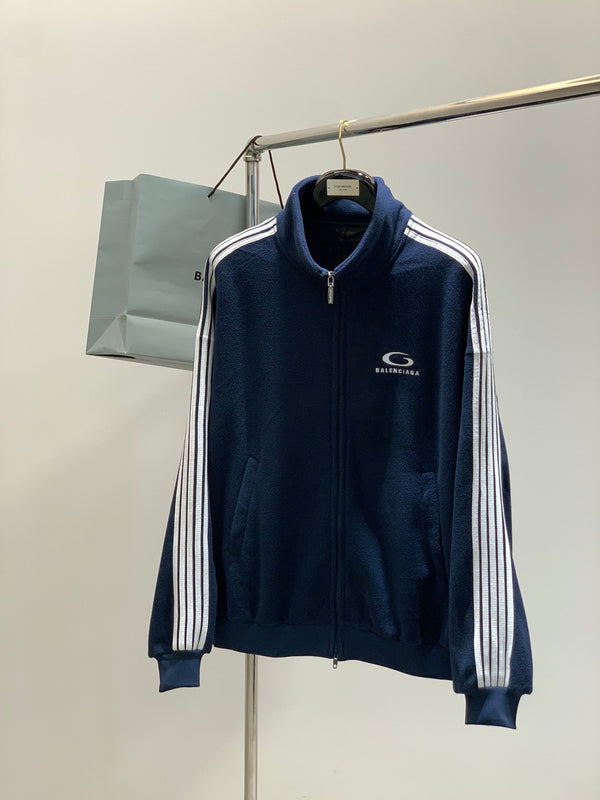 Balenciaga 25 Jacket Navy Cotton 0049