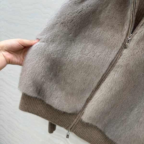 LP 25 Coat Taupe Fur Cashmere 299023