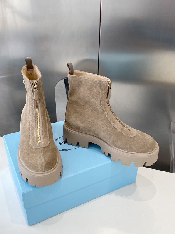 PRA classic slip-on boots beige suede 479022