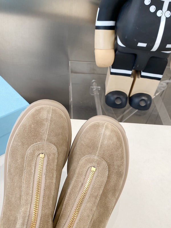 PRA classic slip-on boots beige suede 479022