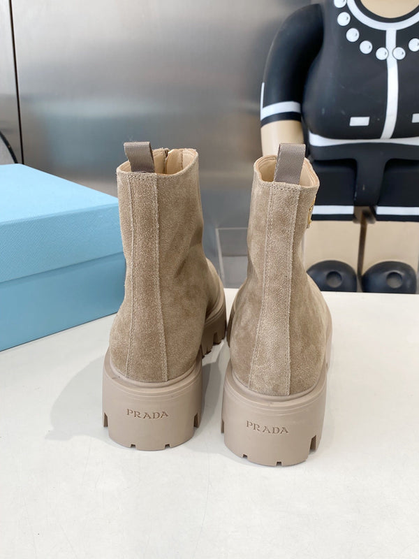 PRA classic slip-on boots beige suede 479022