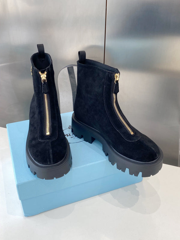 PRA classic slip-on boots black suede 479023