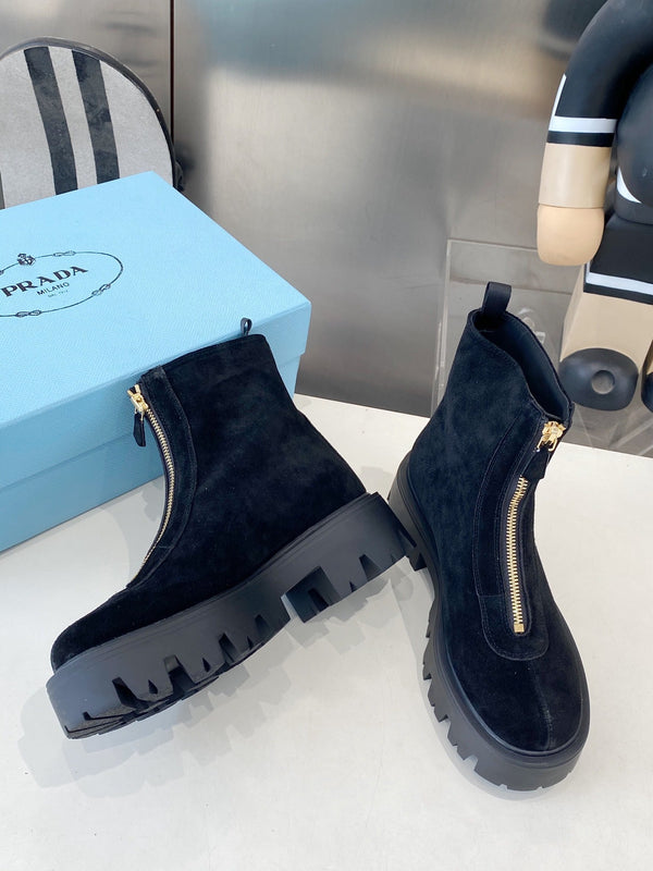 PRA classic slip-on boots black suede 479023