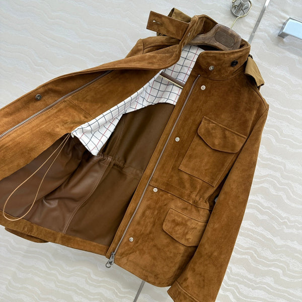 LP 25 Jacket Camel Suede Lambskin 314086