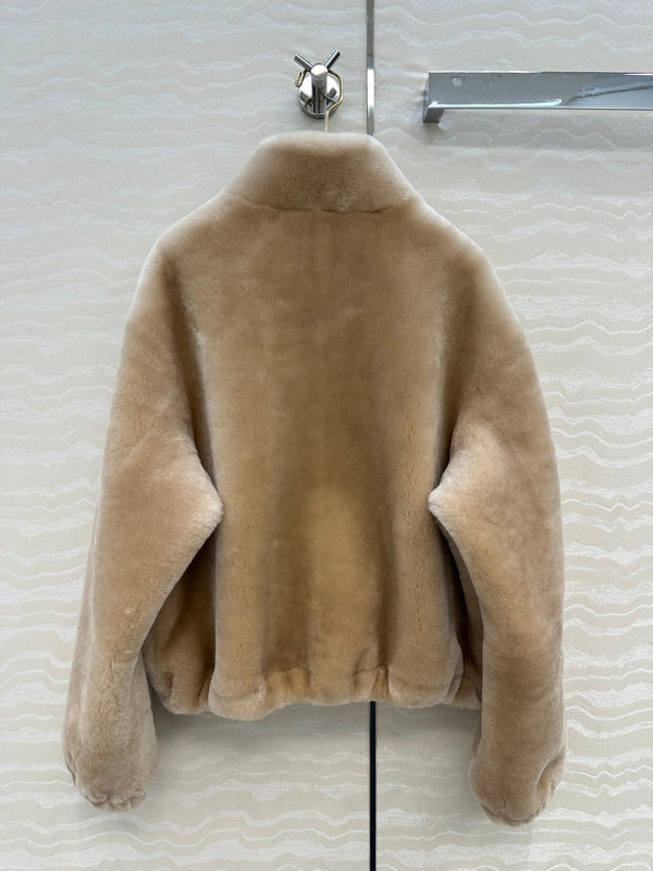 LP 25 Bomber Jacket Pine Nuts Shearling Leather 314257