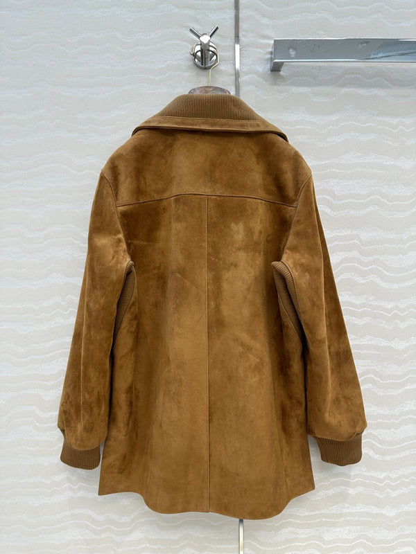 LP 25 Jacket Camel Suede Fabric 314020