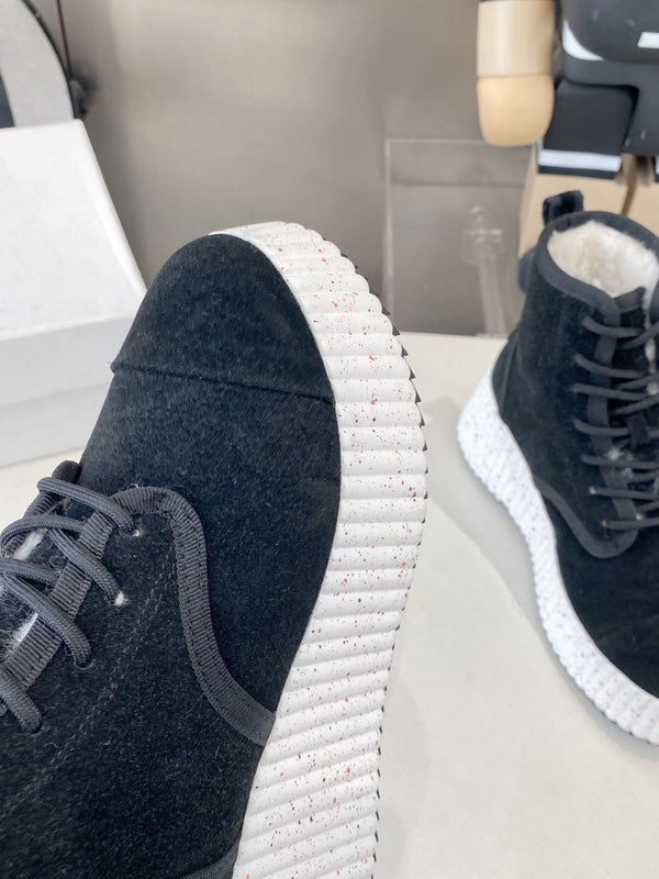 Chloe snow boots navy blue suede 531624