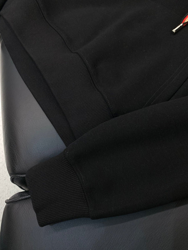 Burberry 25 Hooded Sweatshirt Black Cotton