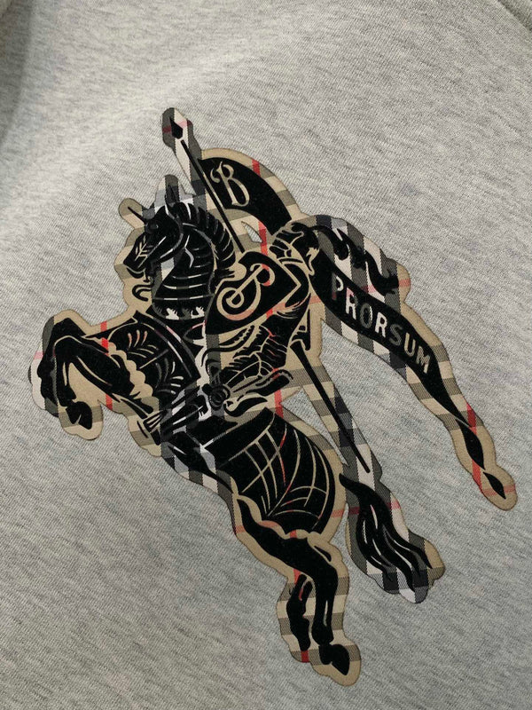 Burberry 25 Hooded Sweatshirt Gray Cotton