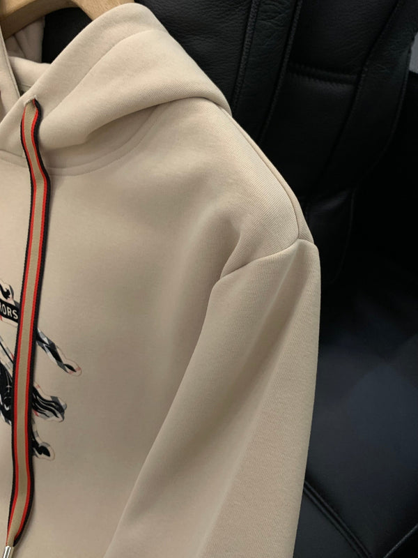 Burberry 25 Hooded Sweatshirt Beige Cotton