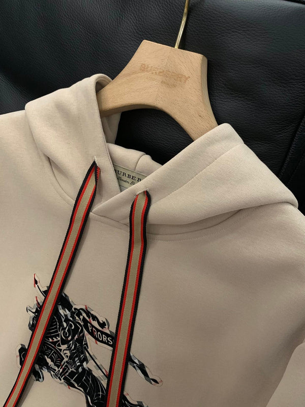 Burberry 25 Hooded Sweatshirt Beige Cotton