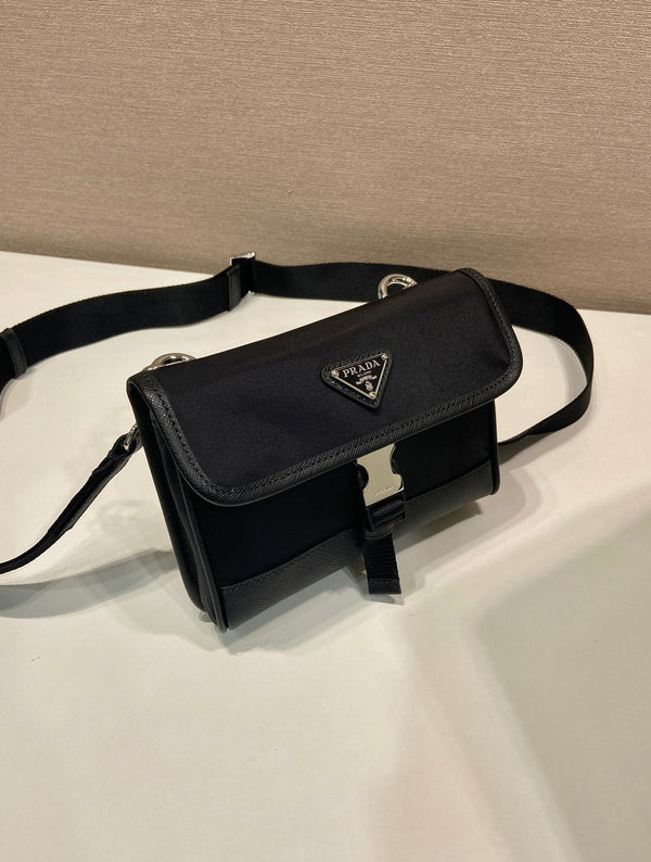 Prada 2026 Smartphone Case 18cm Black Re-Nylon