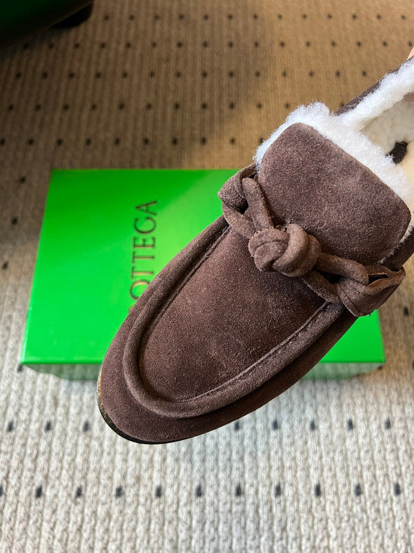 BV Astaire Loafer Dark Brown Shearing Suede 548543