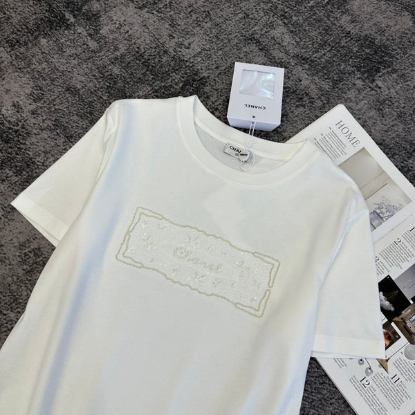 CC SS26 T-shirt Coupe Décontractée en Coton 350828
