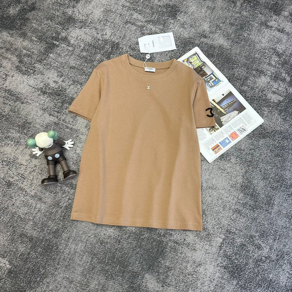 CC SS26 Embroidered Double C T-shirt Cotton 350646