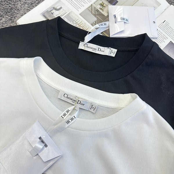 T-shirt CD SS26 motif Pégase en coton 350855
