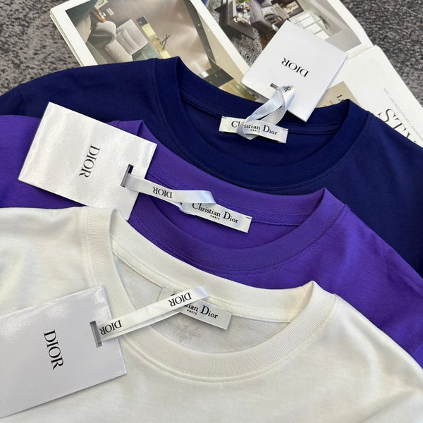 T-shirt à manches courtes en coton CD SS26 350891