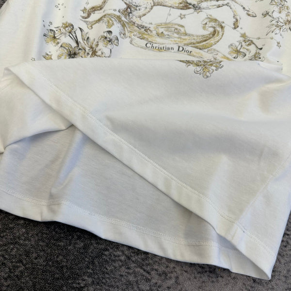 T-shirt à manches courtes en coton CD SS26 350891