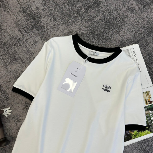 T-shirt Col Rond Logo CC SS26 Coton 350539