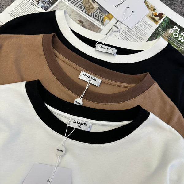 T-shirt Col Rond Logo CC SS26 Coton 350539