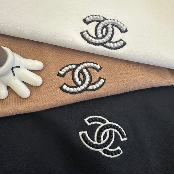 T-shirt Col Rond Logo CC SS26 Coton 350539